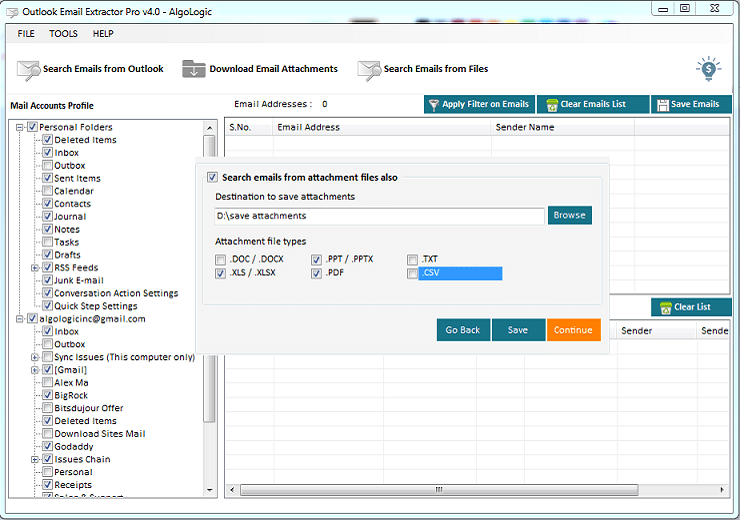outlook attachment download
